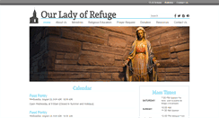 Desktop Screenshot of ourladyofrefuge.com